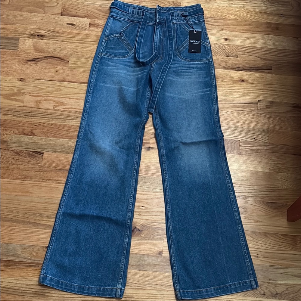 NOEND Seamed Pocket Flare Heavier Jeans